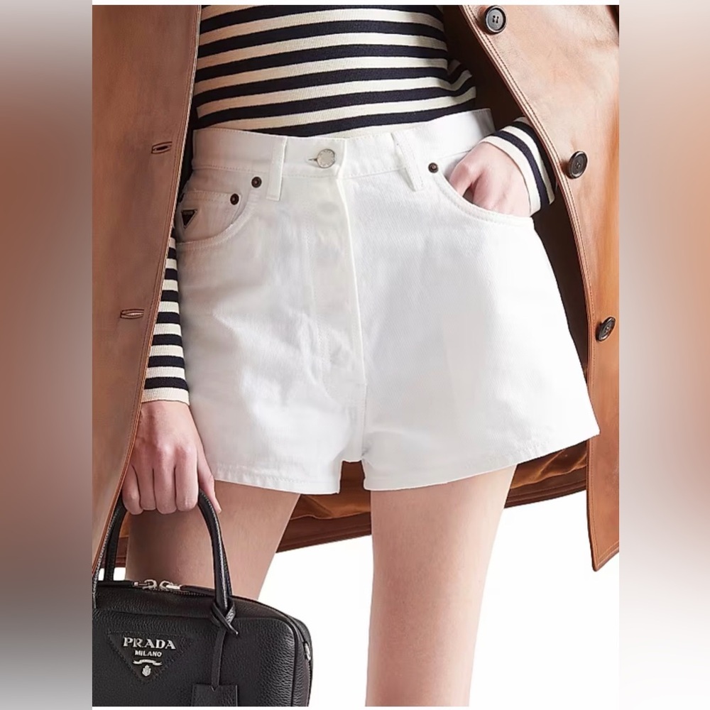 Agolde Parker Long Shorts - Dough NWT